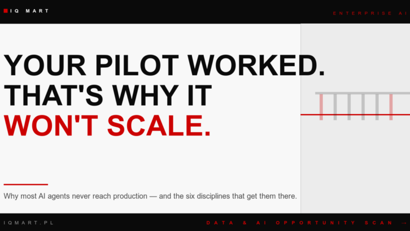 Why Most AI Agents Never Reach Production