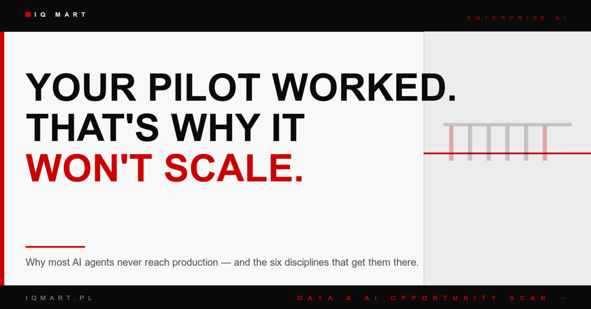 Why Most AI Agents Never Reach Production